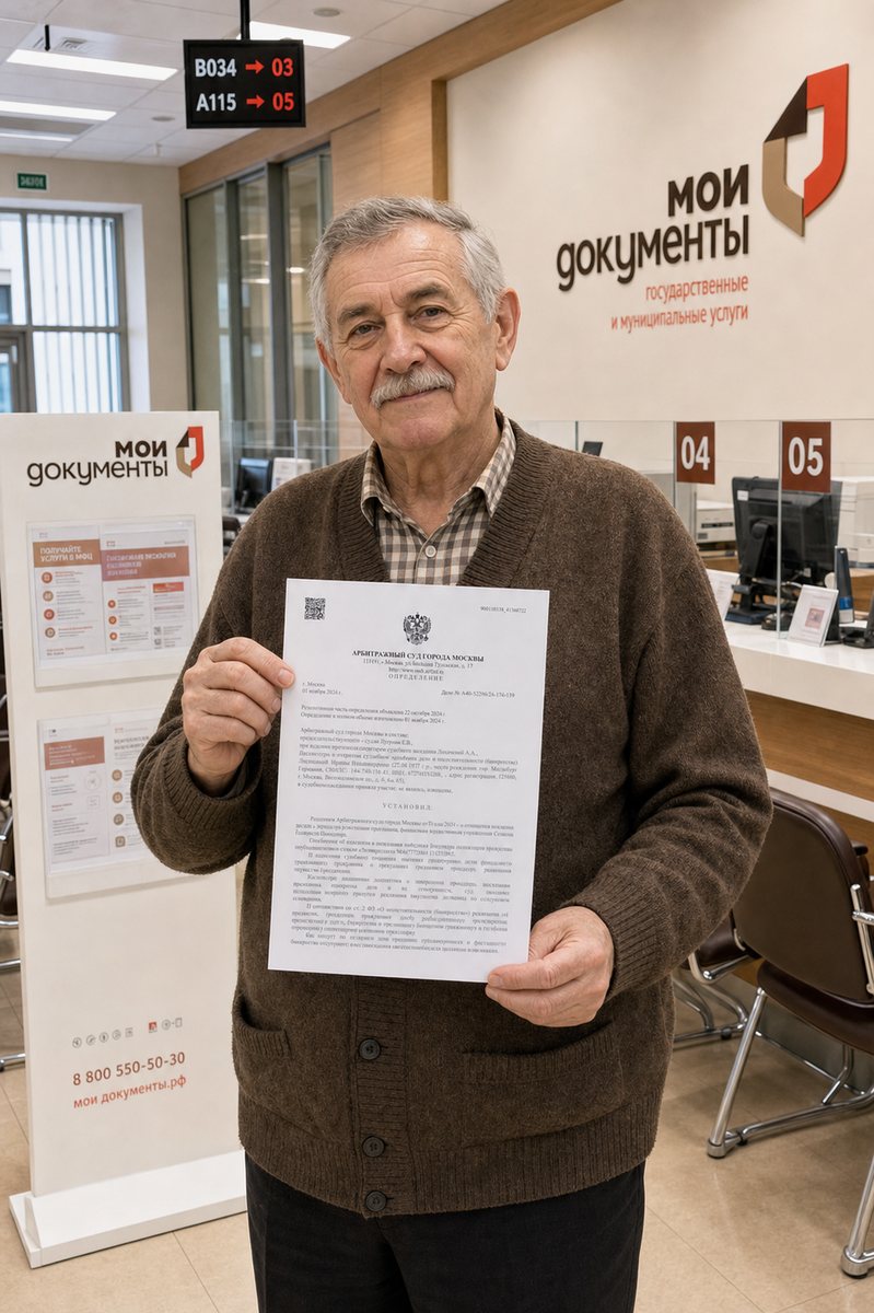 Клиент с результатом обращения